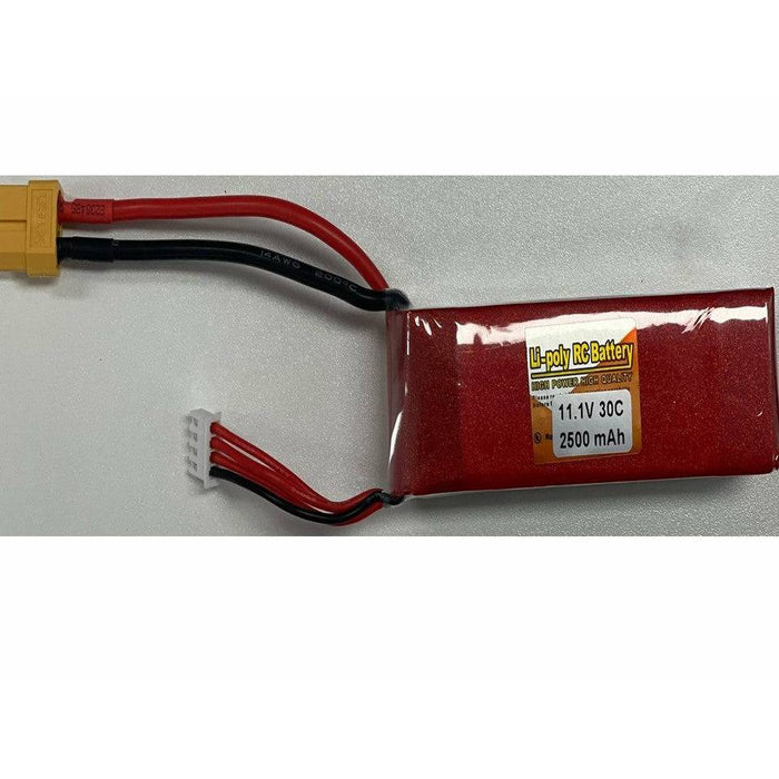 3s 11.1v 2500mAh 30C Lipo Li-Po Battery w/ Deans T Plug for RC FPV Drone Car - Battery Mate