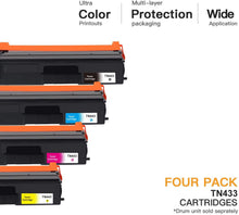 Load image into Gallery viewer, 4 Pack Compatible Toner for TN443 Brother HL-L8360CDW MFC-L8690CDW MFC-L8900CDW TN-443 BCMY - Battery Mate