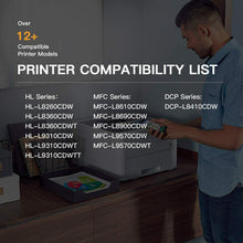 Load image into Gallery viewer, 4 Pack Compatible Toner for TN443 Brother HL-L8360CDW MFC-L8690CDW MFC-L8900CDW TN-443 BCMY - Battery Mate