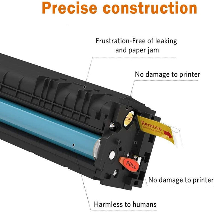 4 PACK GENERIC CF500X/501X/502X/503X TONER FOR HP PRINTERS - Battery Mate