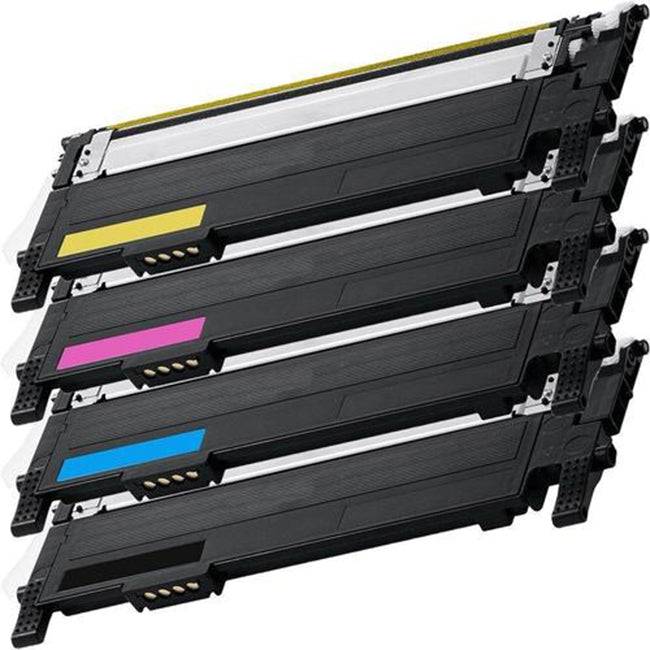 4 x Toner CLT-406S Compatible with Samsung Xpress SL -C410W C460W C460FW Printer - Battery Mate