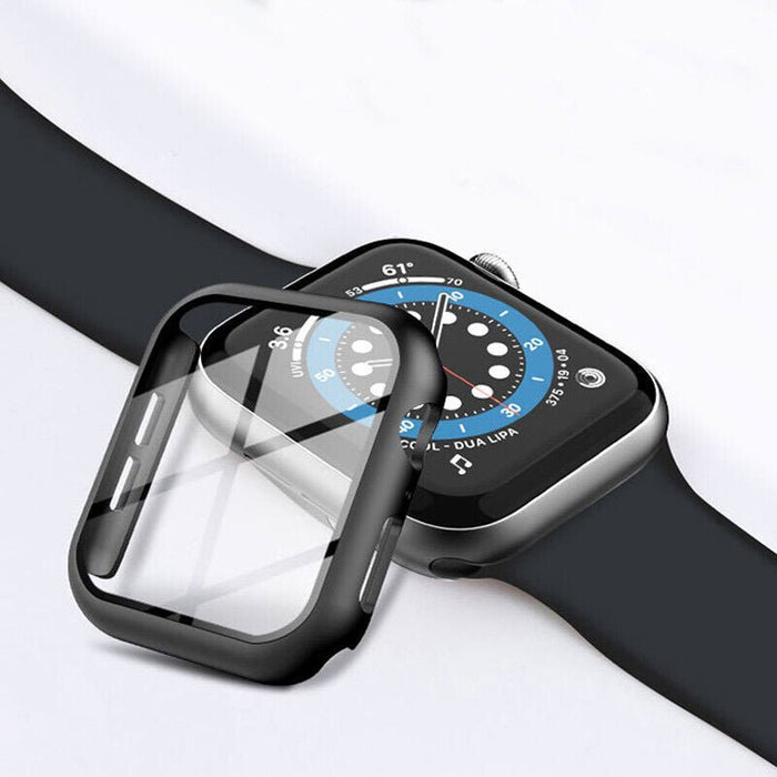 41mm For Apple Watch iWatch Ultra 8 SE 7 6 5 4 Screen Protector Case | Black - Battery Mate