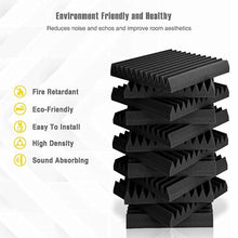 Load image into Gallery viewer, 48 Pack | Acoustic Soundproof Foam Sound Absorbing Panels 30×30×2.5cm - Battery Mate