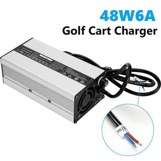 48V/6A Battery Golf Cart Charger For Star Ez Go Club Car DS TXT Yamaha +AU Plug - Battery Mate