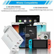 Load image into Gallery viewer, 48W Fast Charger PD USB Type C Hub Wall Plug Travel Adapter with 4 ports - Battery Mate