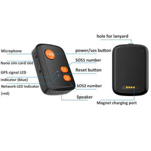 Load image into Gallery viewer, 4G GPS Pendant for Elder Kids Smart Detection Alert SOS Emergency Call 1000mAh Waterproof Tracker - Battery Mate
