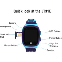 Load image into Gallery viewer, 4G Kids Smart Watch GPS Tracker WIFI SOS Camera Video Call Smartwatch Gifts | Pink - Battery Mate