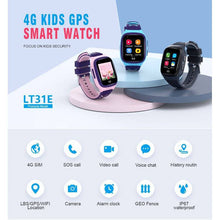 Load image into Gallery viewer, 4G Kids Smart Watch GPS Tracker WIFI SOS Camera Video Call Smartwatch Gifts | Pink - Battery Mate