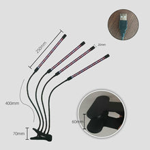 Load image into Gallery viewer, 4Head LED Grow Light Plant Light Panel Growing Plant Veg Flower Indoor Lamp - Battery Mate