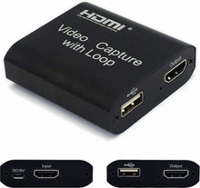 Load image into Gallery viewer, 4K HDMI Video Capture Card HDMI to USB 2.0 Video Capture with Loop Out - Battery Mate