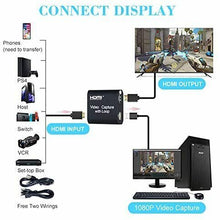 Load image into Gallery viewer, 4K HDMI Video Capture Card HDMI to USB 2.0 Video Capture with Loop Out - Battery Mate