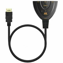 Load image into Gallery viewer, 4K Ultra HD 3 Way HDMI Switch Box Splitter HDTV 1080P Auto 3 Port IN 1 OUT Cable - Battery Mate