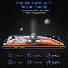 Load image into Gallery viewer, 4x iPhone 12 Pro 11 X Max 8 Plus 7 Tempered Glass Screen Protector - Battery Mate