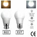 4x LED Bulb 12W E27 Globe Light Cool White Screw Bright Bulb - Battery Mate