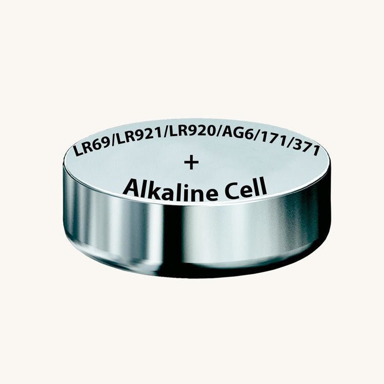 5 Pack 371/371/AG6/SR69/LR69 Blister Alkaline Battery Cell Button Batteries - Battery Mate