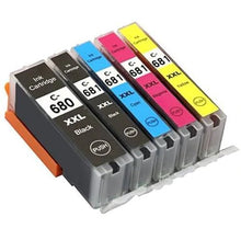 Load image into Gallery viewer, 5 Pack Canon PGI-680XXL CLI-681XXL Extra High Yield Compatible Inkjet Cartridges Combo [1BK,1PBK,1C,1M,1Y] for PIXMA TS6360 printer - Battery Mate