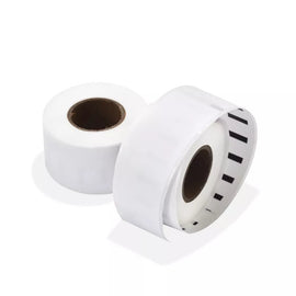 [5 Pack] Dymo SD99010 / S0722370 Compatible White Label Roll 28mm x 89mm - Battery Mate