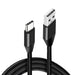 [5 Pack] USB-C Type C Braided Data Charger Cable for Samsung Google Huawei - Battery Mate