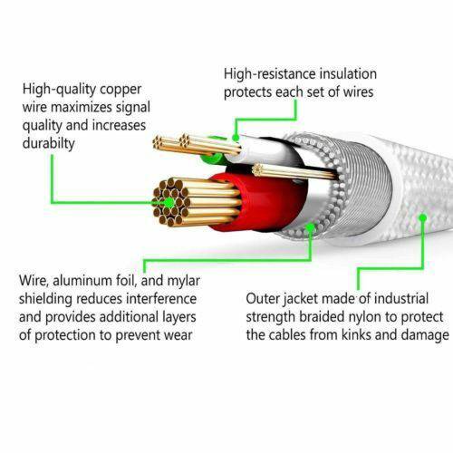[5 Pack] USB Charging Cable Data FOR Apple Charger iPhone 12 11 Pro X 8 6s 6 XS Max - Battery Mate