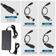 Load image into Gallery viewer, [5 Pins] 54.6V 2A Lithium Battery Power Adapter Charger For 48V Electric Bike Scooter eBike - Battery Mate