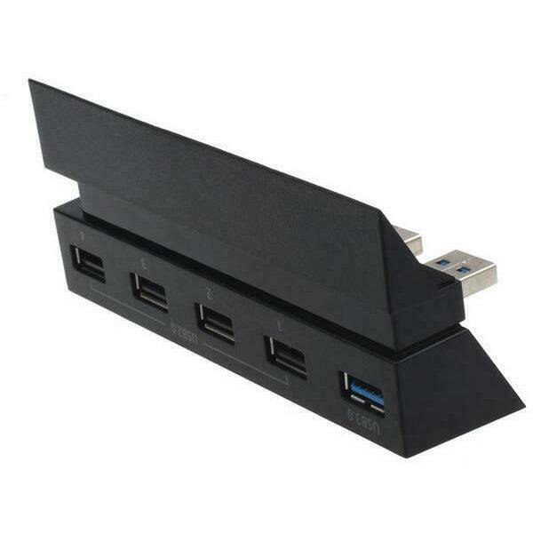 5 Ports 2.0 Hub USB 3.0 Adapter Connector High Speed For Sony PlayStation 4 PS4 - Battery Mate