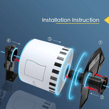 Load image into Gallery viewer, 5 Rolls | Compatible Brother DK-22205 62mm x 30.48m(2-3/7&quot; x 100&#39;) Continuous Length Paper Tape Labels With Out Cartridge - Battery Mate