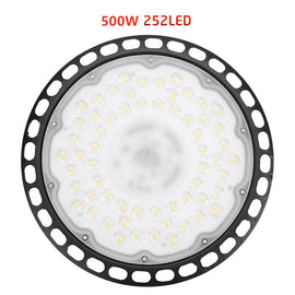 500W LED High Bay Light Low Bay UFO Factory Warehouse Industrial Light - Battery Mate