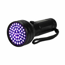 Load image into Gallery viewer, 51 LED UV Flashlight Torch Light Lamp Ultraviolet Blacklight Aluminum 395 nM AUS - Battery Mate
