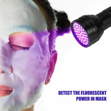 Load image into Gallery viewer, 51 LED UV Flashlight Torch Light Lamp Ultraviolet Blacklight Aluminum 395 nM AUS - Battery Mate
