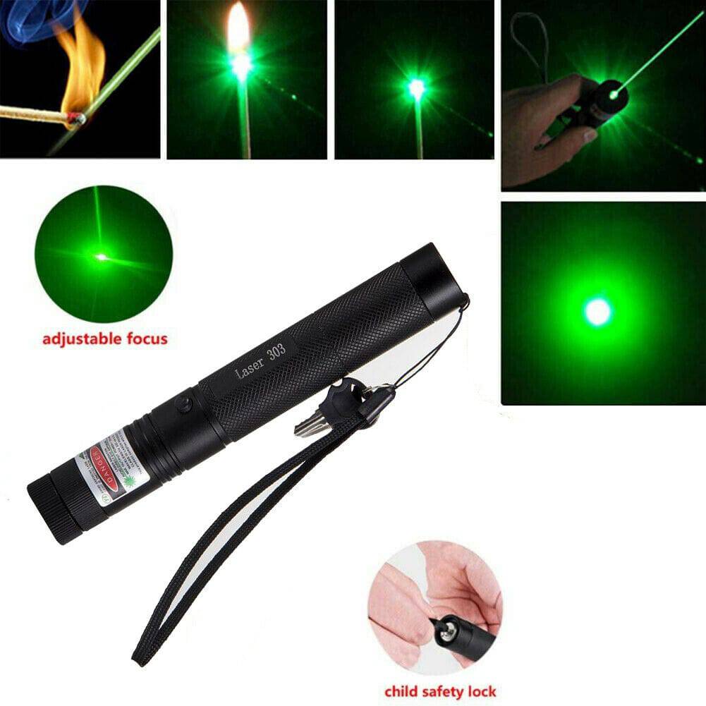 532nm 303 Laser Pointer Pen + Charger | Lazer Pen Light Power Green - Battery Mate