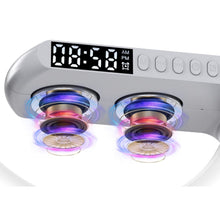 Load image into Gallery viewer, 5in1 15W Wireless Fast Charger Smart Bluetooth Speaker with Alarm Clock LED Lamp - Battery Mate