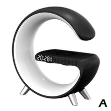 Load image into Gallery viewer, 5in1 15W Wireless Fast Charger Smart Bluetooth Speaker with Alarm Clock LED Lamp - Battery Mate