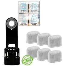 Load image into Gallery viewer, 6 Pack | Water Filters for Breville Oracle BES980 (Batch 1751 &amp; earlier) Coffee Machine - Battery Mate