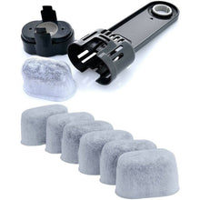 Load image into Gallery viewer, 6 Pack | Water Filters for Breville Oracle BES980 (Batch 1751 &amp; earlier) Coffee Machine - Battery Mate