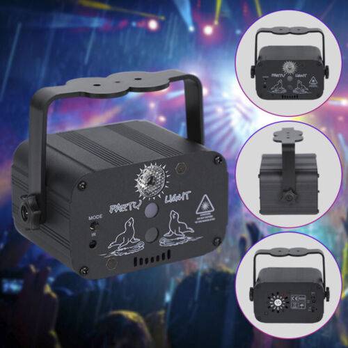 60 Patterns LED Stage Lighting RGB Laser Projector Disco Party Club DJ Lights AU - Battery Mate