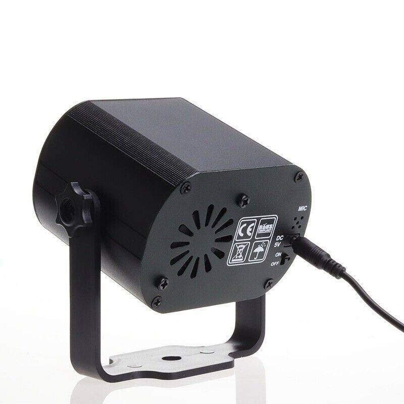 60 Patterns LED Stage Lighting RGB Laser Projector Disco Party Club DJ Lights AU - Battery Mate