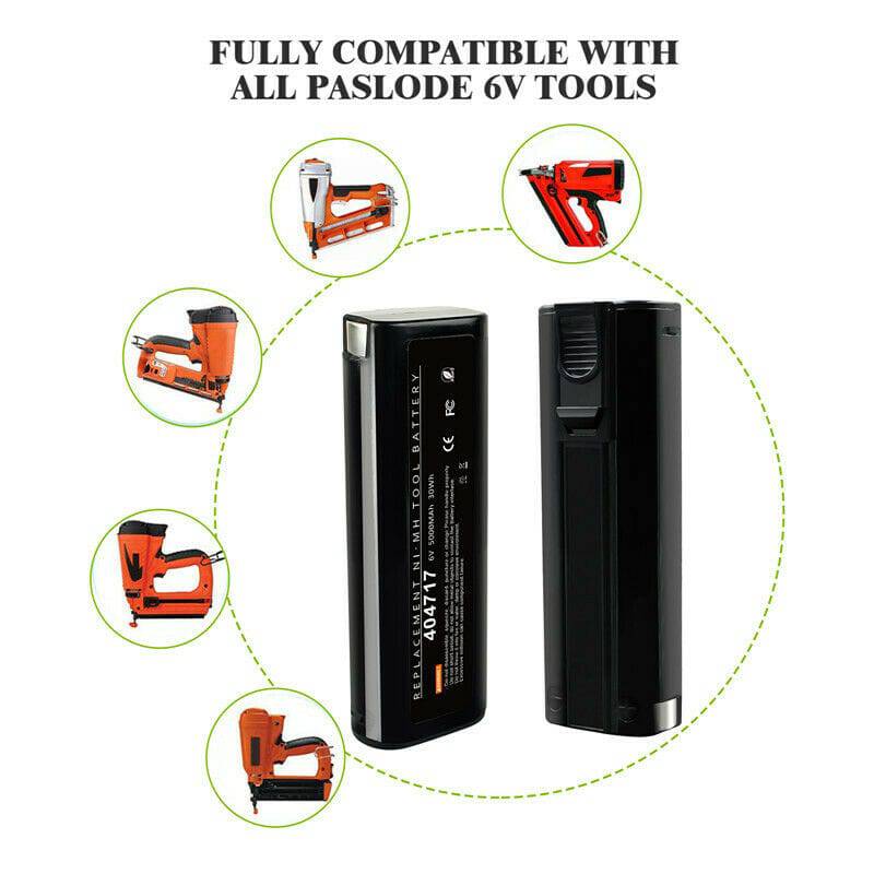 6V Paslode Compatible Battery | 404717 6000mAh Ni-MH Battery - Battery Mate