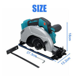7'' Circular Saw 185mm Cordless Brushless Wood Cutting For Makita 18V Battery - Battery Mate