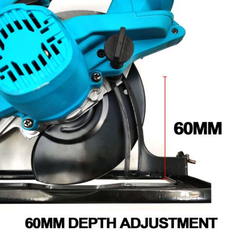 7'' Circular Saw 185mm Cordless Brushless Wood Cutting For Makita 18V Battery - Battery Mate