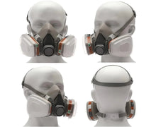Load image into Gallery viewer, 7 IN 1 Gas Mask Full Face Respirator Paint Spray Chemical Facepiece Safety - Battery Mate