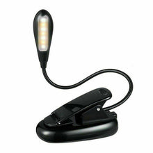 Load image into Gallery viewer, 7 LED Reading Light USB Rechargeable Clip On Bed Book Reading Lamp Stand Light - Battery Mate