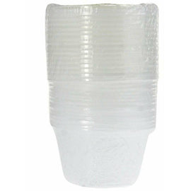 70ml | 100pcs Take away Containers Takeaway Food Plastic Lids Bulk - Battery Mate