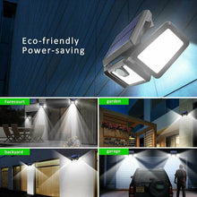 Load image into Gallery viewer, 74 LED 3 Head Garden Solar Lights Outdoor Fence Security Motion Sensor Lamp AU - Battery Mate