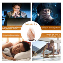 Load image into Gallery viewer, 7kg Himalayan Salt Lamp Rock Crystal Natural Light Dimmer Switch Cord Globes - Battery Mate