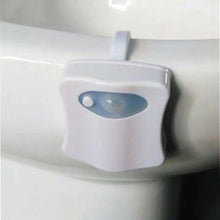 Load image into Gallery viewer, 8 Colors Toilet Bowl LED Night Light Motion Activated Seat Sensor Lamp Bathroom - Battery Mate
