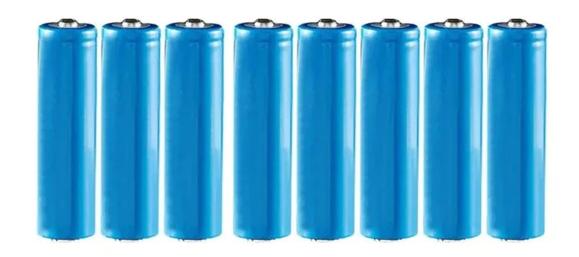 [8 Pack] 18650 Rechargeable Batteries Lithium Li Ion 3.7V 3600mah mAh Length 69mm - Battery Mate