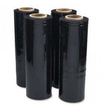 Load image into Gallery viewer, 8 Rolls | Stretch Film BLACK Hand Use 500mm x 450m | 25UM Pallet Shrink Wrap - Battery Mate