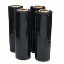 Load image into Gallery viewer, 8 Rolls | Stretch Film BLACK Hand Use 500mm x 450m | 25UM Pallet Shrink Wrap - Battery Mate
