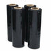 8 Rolls | Stretch Film BLACK Hand Use 500mm x 450m | 25UM Pallet Shrink Wrap - Battery Mate