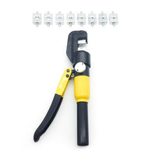 Load image into Gallery viewer, 8 Ton Hydraulic Terminal Crimper Cable Wire Force Tool Kit 9 Die 4mm-70mm AU - Battery Mate